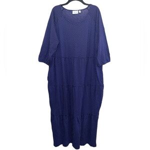 NWT National polka dot maxi dress size 3x